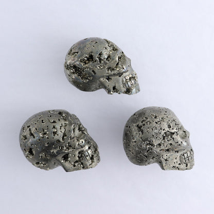 Pyrite Skulls Set of 3