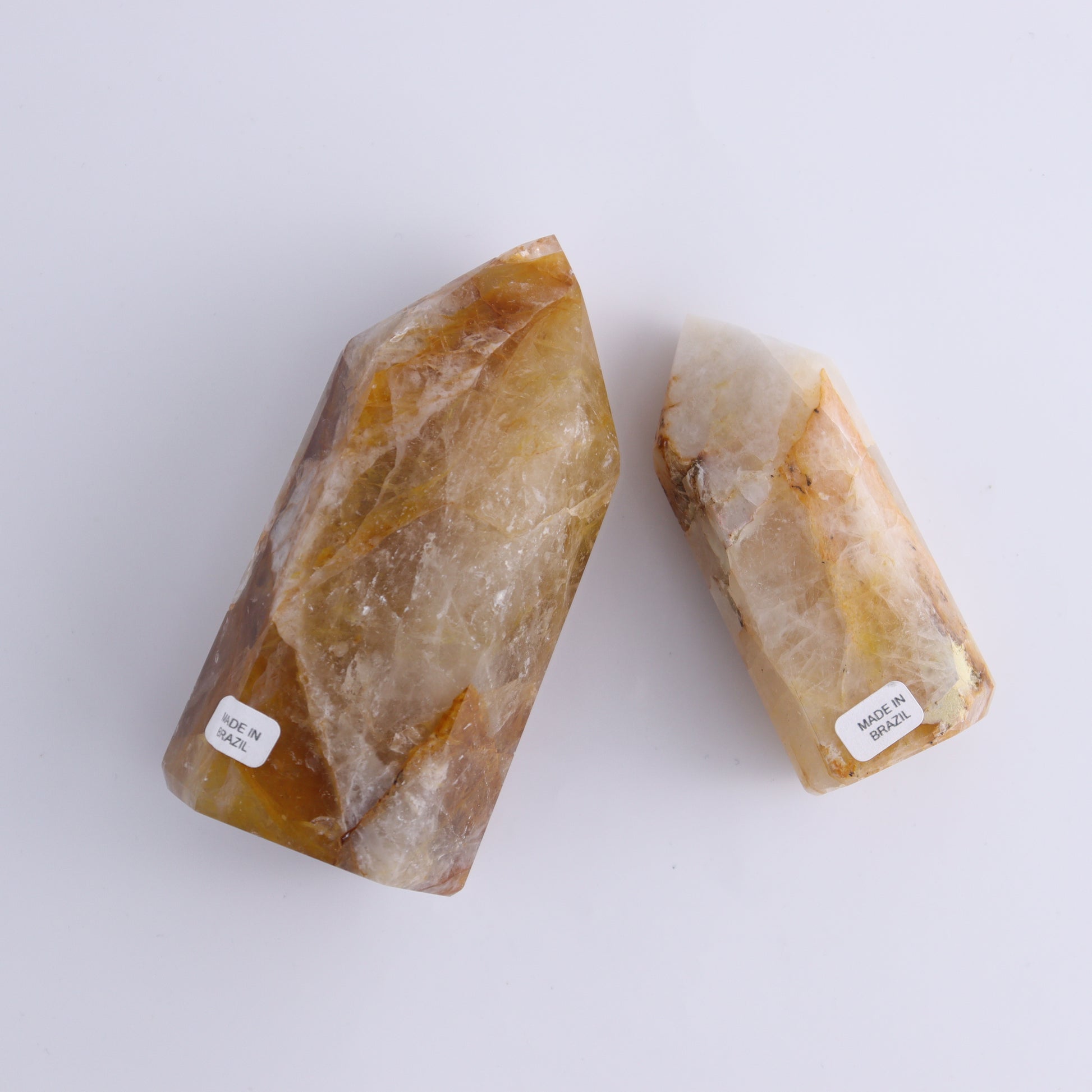 Golden Healer Towers Set of 4 - Expert Wholesale and Supplier of Wholesale Crystals & Bulk Gemstones, ["Brazil","Golden Healer","Towers"]