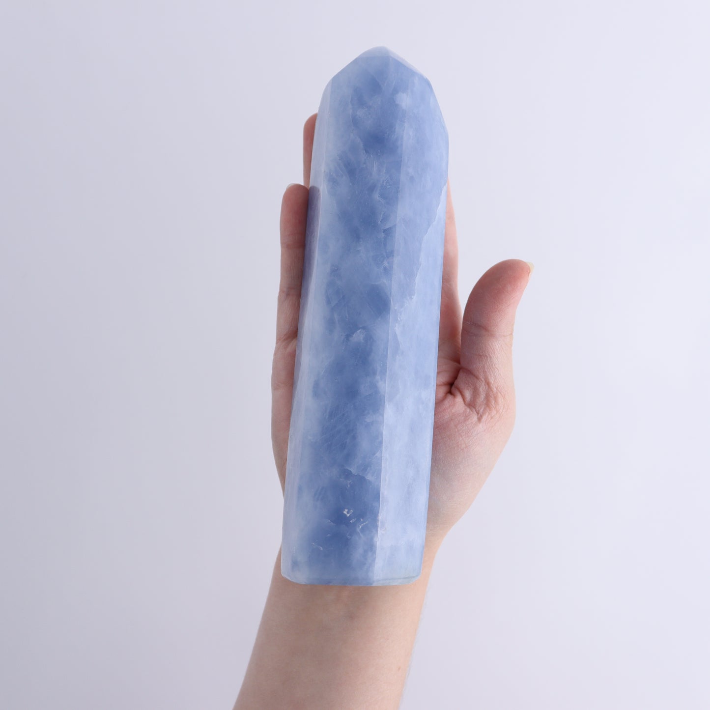 Blue Calcite Towers Set of 3 - Expert Wholesale and Supplier of Wholesale Crystals & Bulk Gemstones, ["Blue Calcite","Calcite","Towers"]