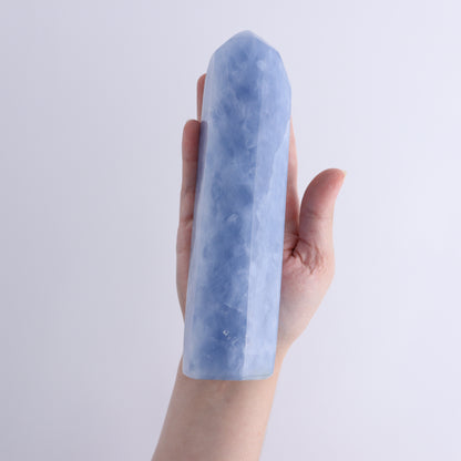 Blue Calcite Towers Set of 3 - Expert Wholesale and Supplier of Wholesale Crystals & Bulk Gemstones, ["Blue Calcite","Calcite","Towers"]
