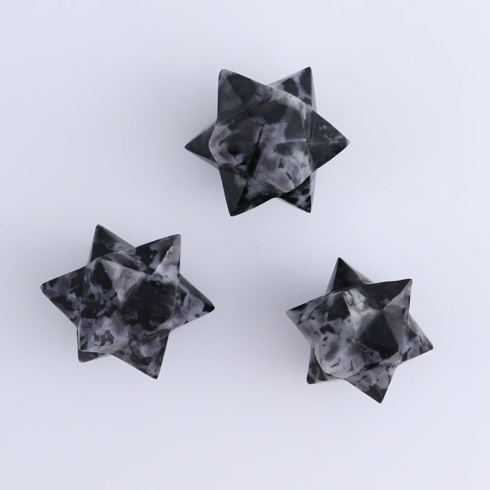 Indigo Gabbro Stars Set of 17 & 3 Cut Base Stars - Expert Wholesale and Supplier of Wholesale Crystals & Bulk Gemstones, ["Indigo Gabbro"]