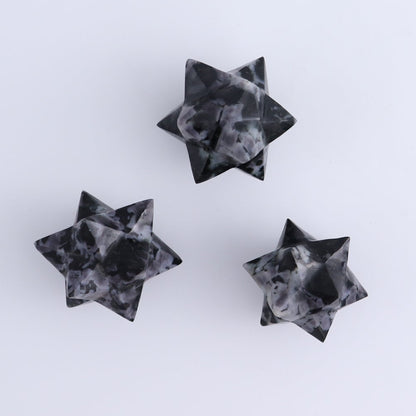 Indigo Gabbro Stars Set of 17 & 3 Cut Base Stars - Expert Wholesale and Supplier of Wholesale Crystals & Bulk Gemstones, ["Indigo Gabbro"]