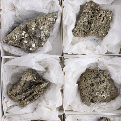 Pyrite Flat of 6 - Expert Wholesale and Supplier of Wholesale Crystals & Bulk Gemstones, ["flat","Flats","Pyrite"]