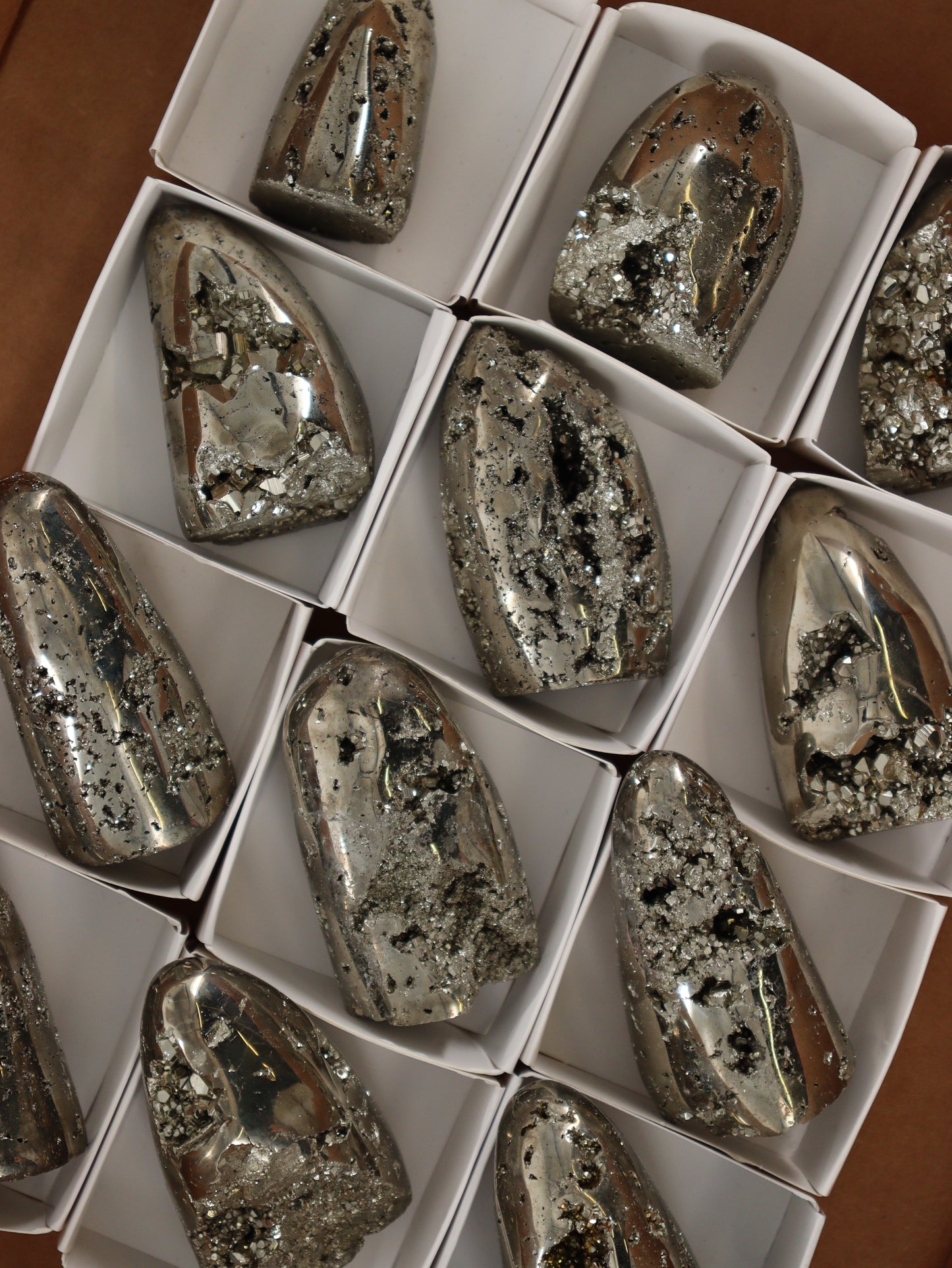 Pyrite Freeforms Set of 12