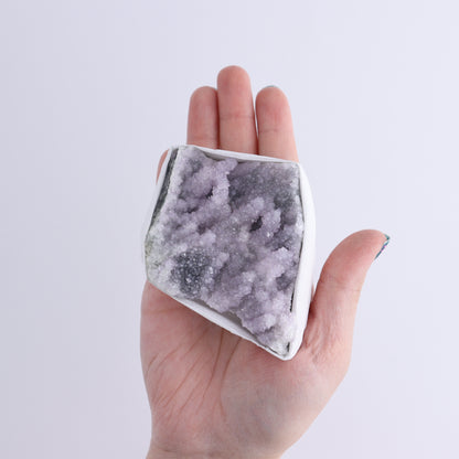 Uruguay Amethyst Clusters with Formations Flat of 13 - Expert Wholesale and Supplier of Wholesale Crystals & Bulk Gemstones, ["Amethyst","Calcite","Clusters","Formations","Uruguay"]
