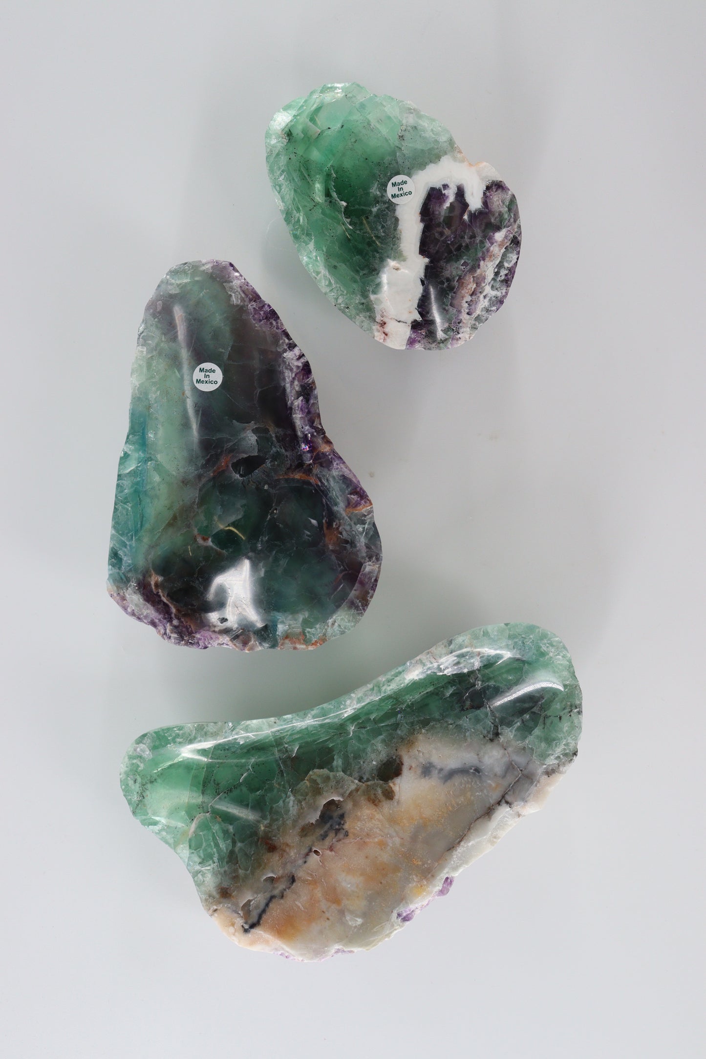 Mexican Fluorite Bowls Set of 3 - Expert Wholesale and Supplier of Wholesale Crystals & Bulk Gemstones, []