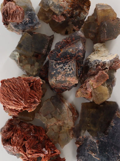 Mixed Moroccan Minerals Set of 10 - Expert Wholesale and Supplier of Wholesale Crystals & Bulk Gemstones, ["close_50","Morocco"]