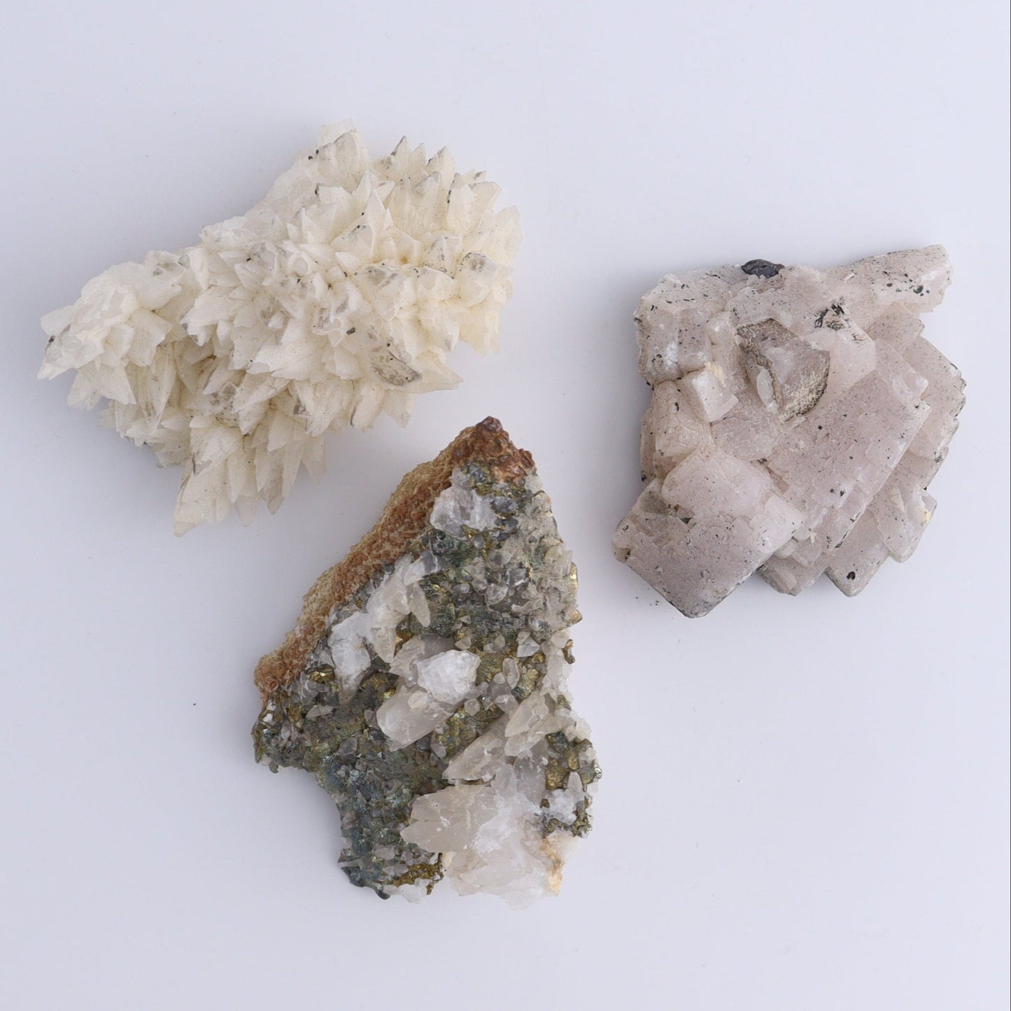 UV Reactive Calcite Flat Set of 18 - Expert Wholesale and Supplier of Wholesale Crystals & Bulk Gemstones, ["Calcite","Freeform","Freeforms","Mexico"]