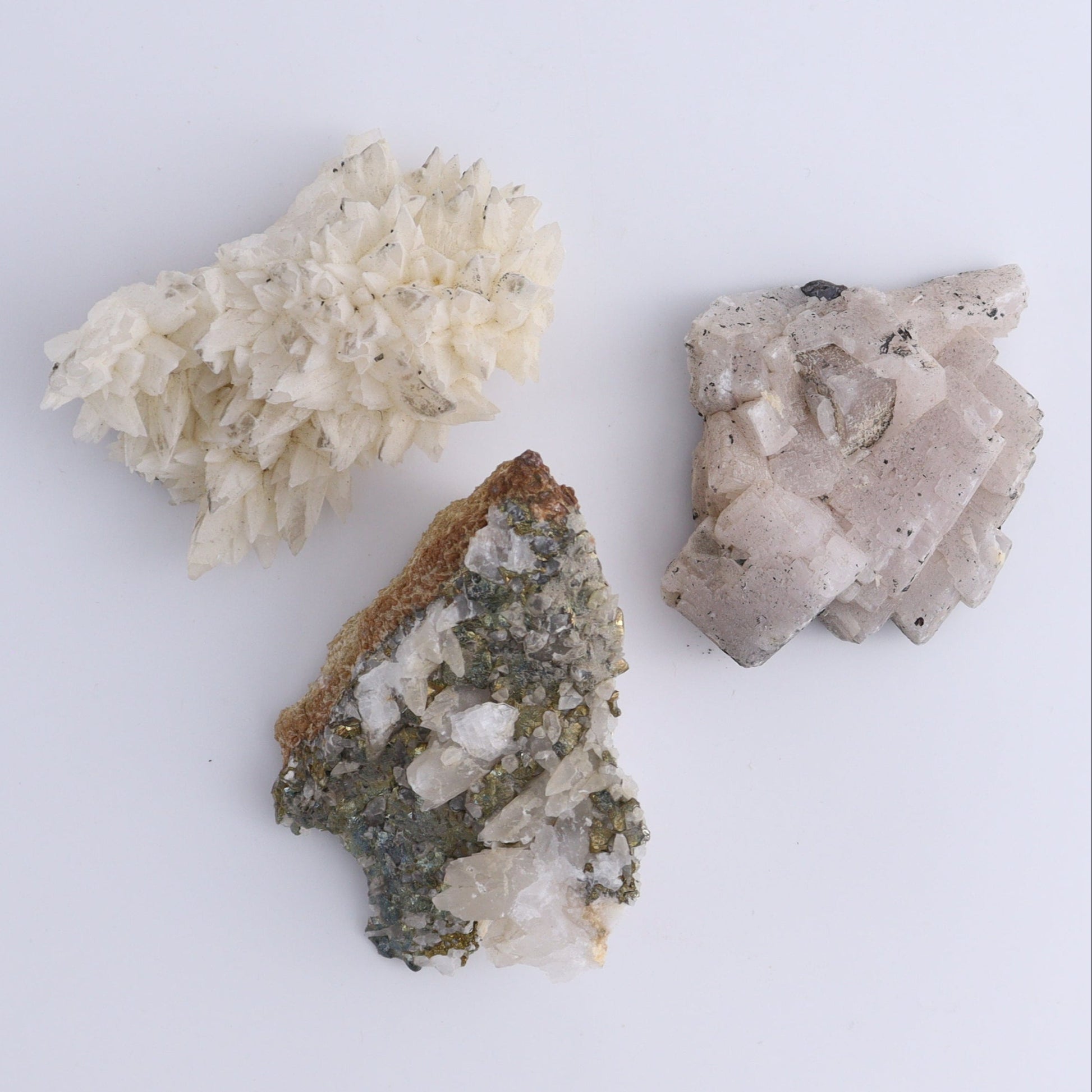 UV Reactive Calcite Flat Set of 18 - Expert Wholesale and Supplier of Wholesale Crystals & Bulk Gemstones, ["Calcite","Freeform","Freeforms","Mexico"]