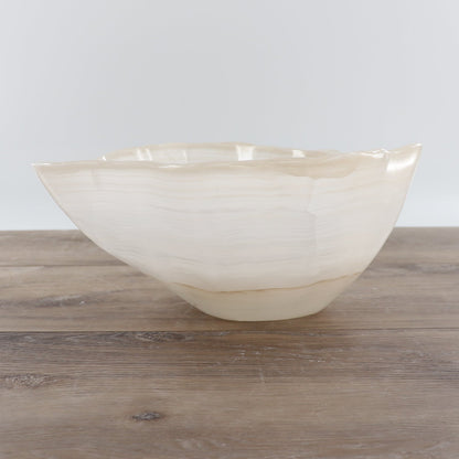 Mexican Onyx/Calcite Bowl 12"
