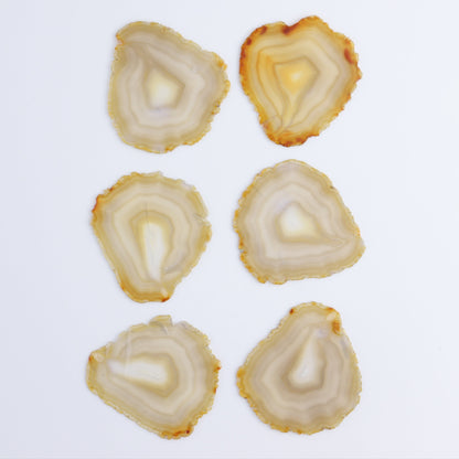 Iris Agate Slices Set of 6 - Expert Wholesale and Supplier of Wholesale Crystals & Bulk Gemstones, ["Agate","Iris Agate","Slices and Slabs"]