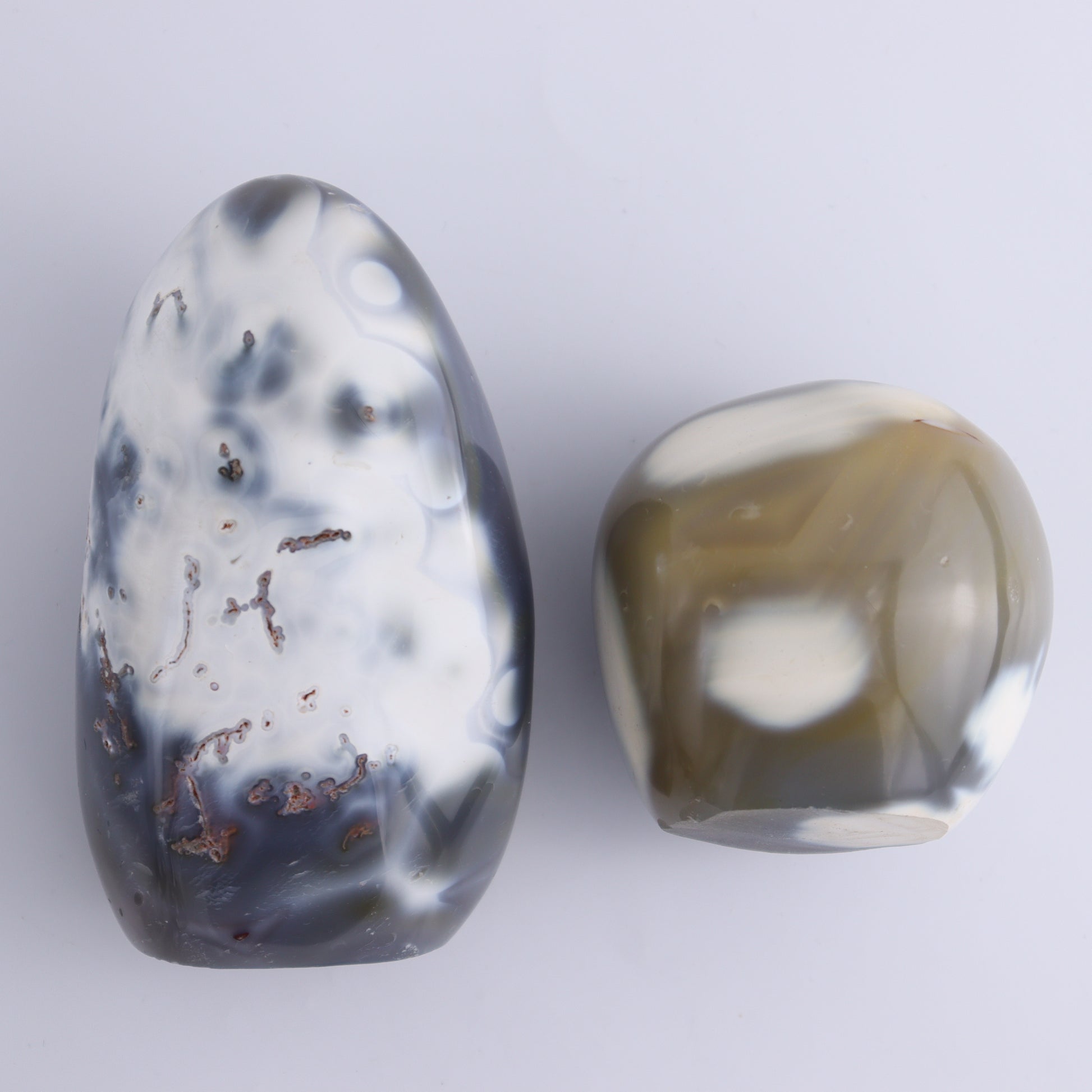 Orca Agate Freeform Set of 5 - Expert Wholesale and Supplier of Wholesale Crystals & Bulk Gemstones, ["Freeforms","Madagascar","Orca Agate"]