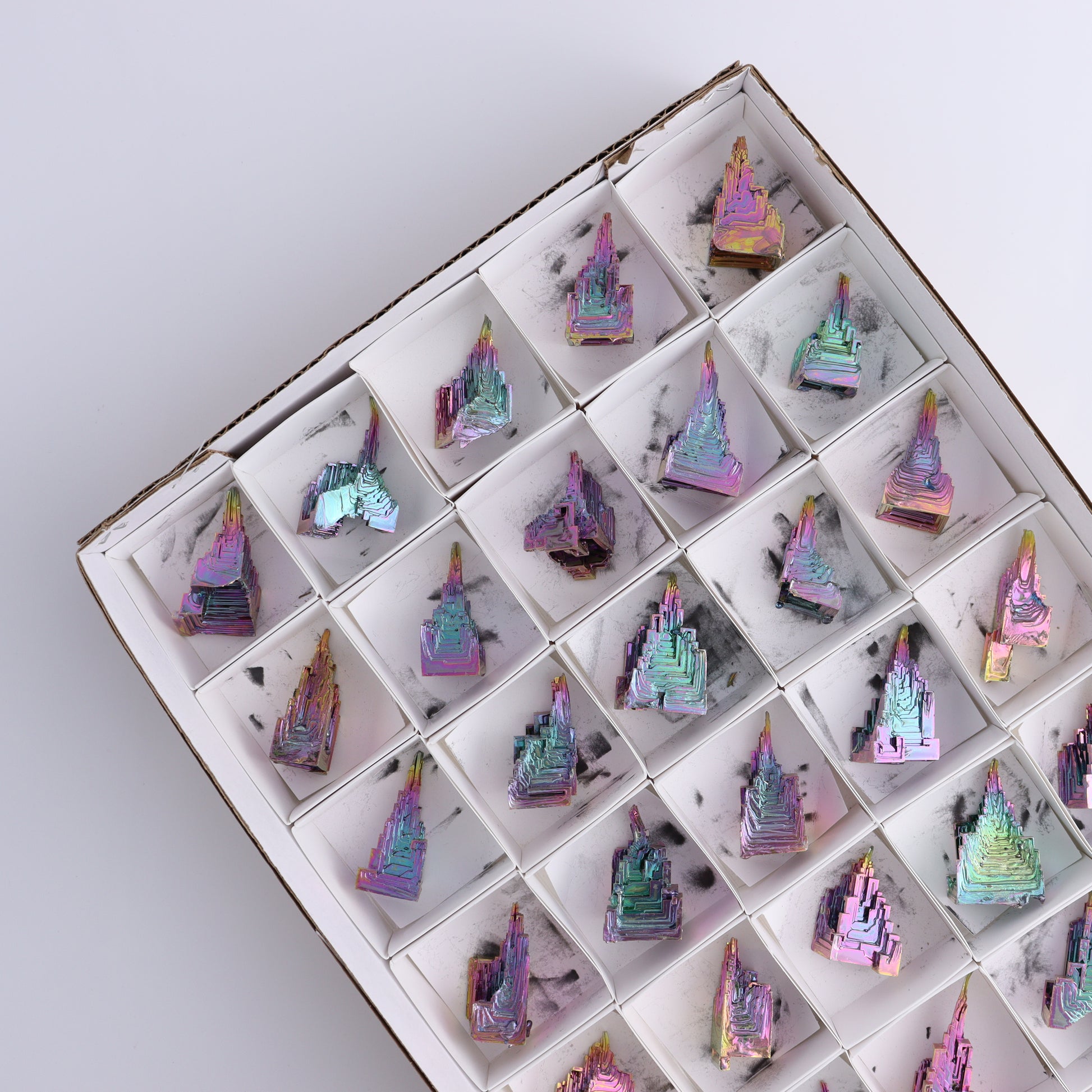 Bismuth Set of 35 - Expert Wholesale and Supplier of Wholesale Crystals & Bulk Gemstones, ["Bismuth"]