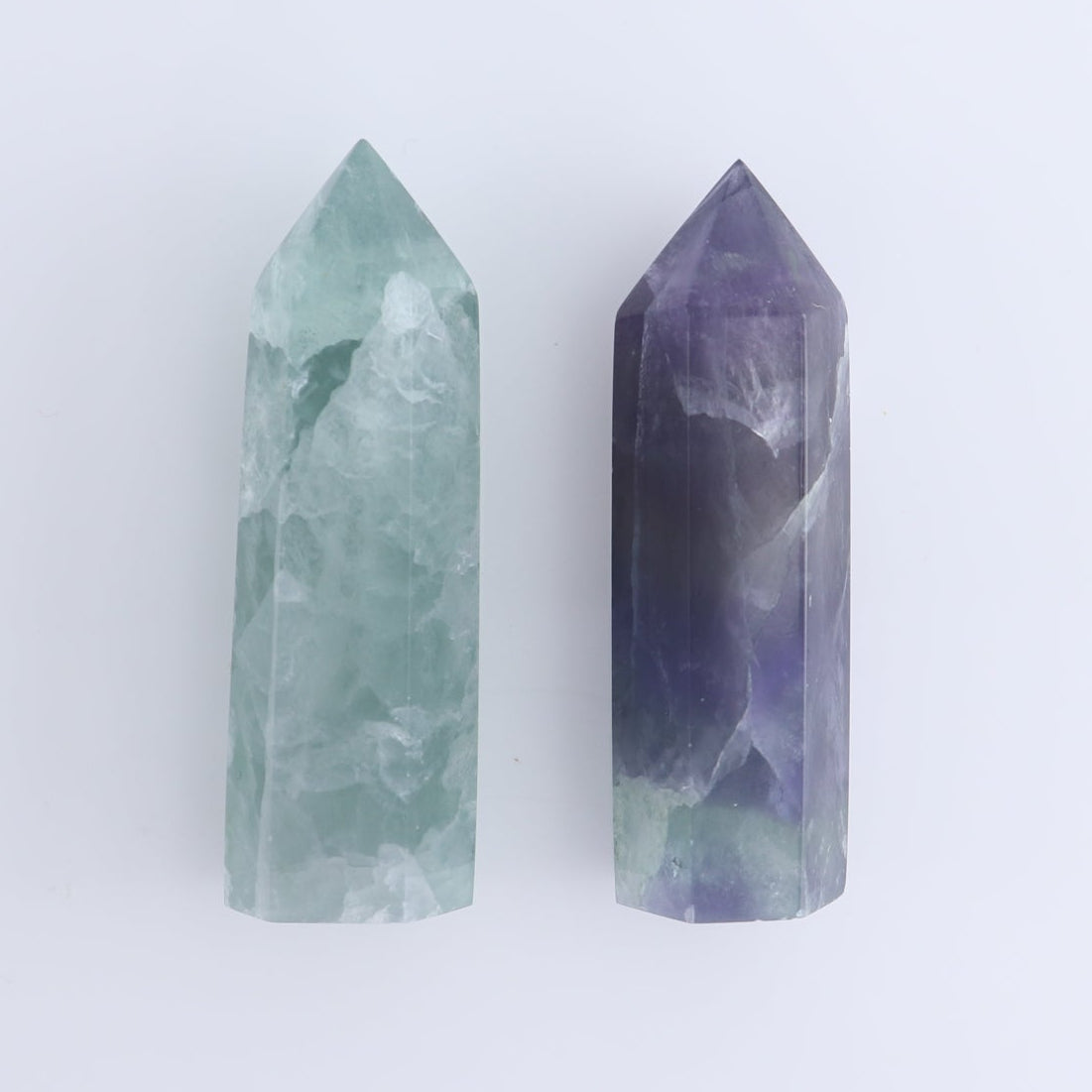 Lavender Fluorite Towers Set of 10
