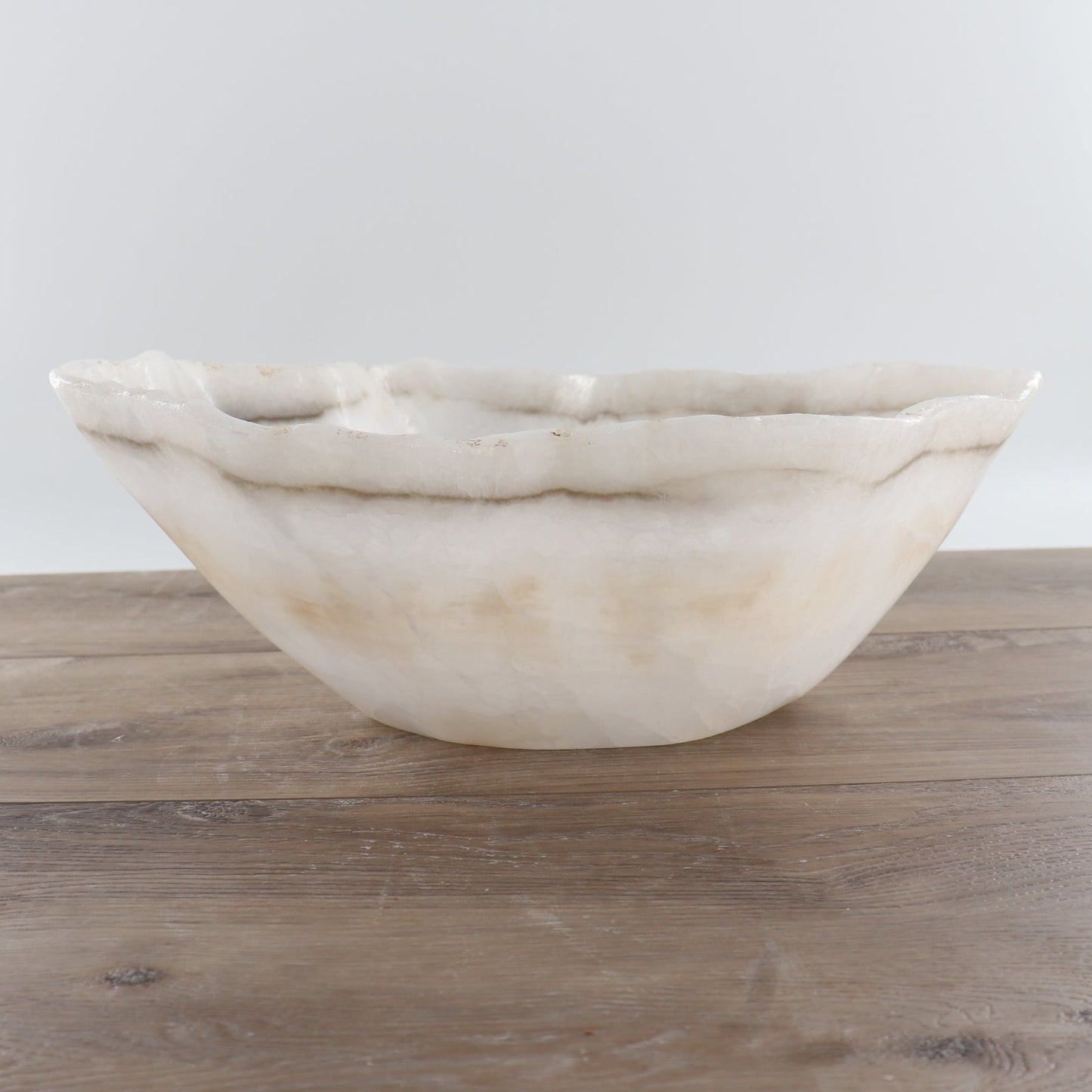 Mexican Onyx/Calcite Bowl 15"