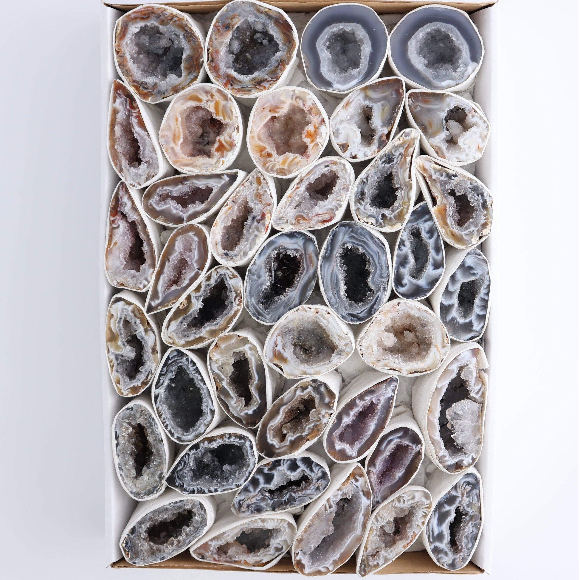 Agate Geodes Flat - Expert Wholesale and Supplier of Wholesale Crystals & Bulk Gemstones, ["Agate","Geodes"]