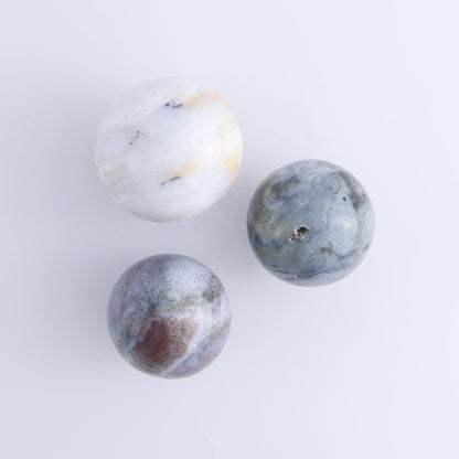Ocean Jasper Spheres Set of 12 - Expert Wholesale and Supplier of Wholesale Crystals & Bulk Gemstones, ["jasper","Madagascar","Ocean Jasper","Spheres"]