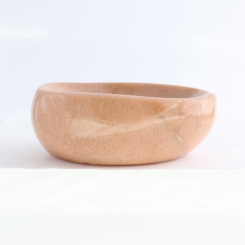 Peach Moonstone Bowl Set of 4 - Expert Wholesale and Supplier of Wholesale Crystals & Bulk Gemstones, ["bowl","Bowls","Peach Moonstone"]