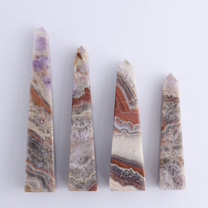 Enchanted Quartz Towers Set of 4 - Expert Wholesale and Supplier of Wholesale Crystals & Bulk Gemstones, ["Brazil","Enchanted Quartz","Quartz","Towers"]