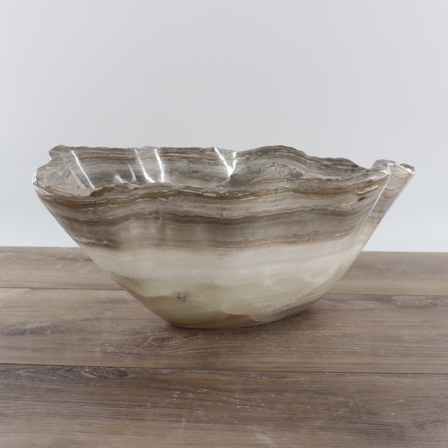 Mexican Onyx/Calcite Bowl 15"