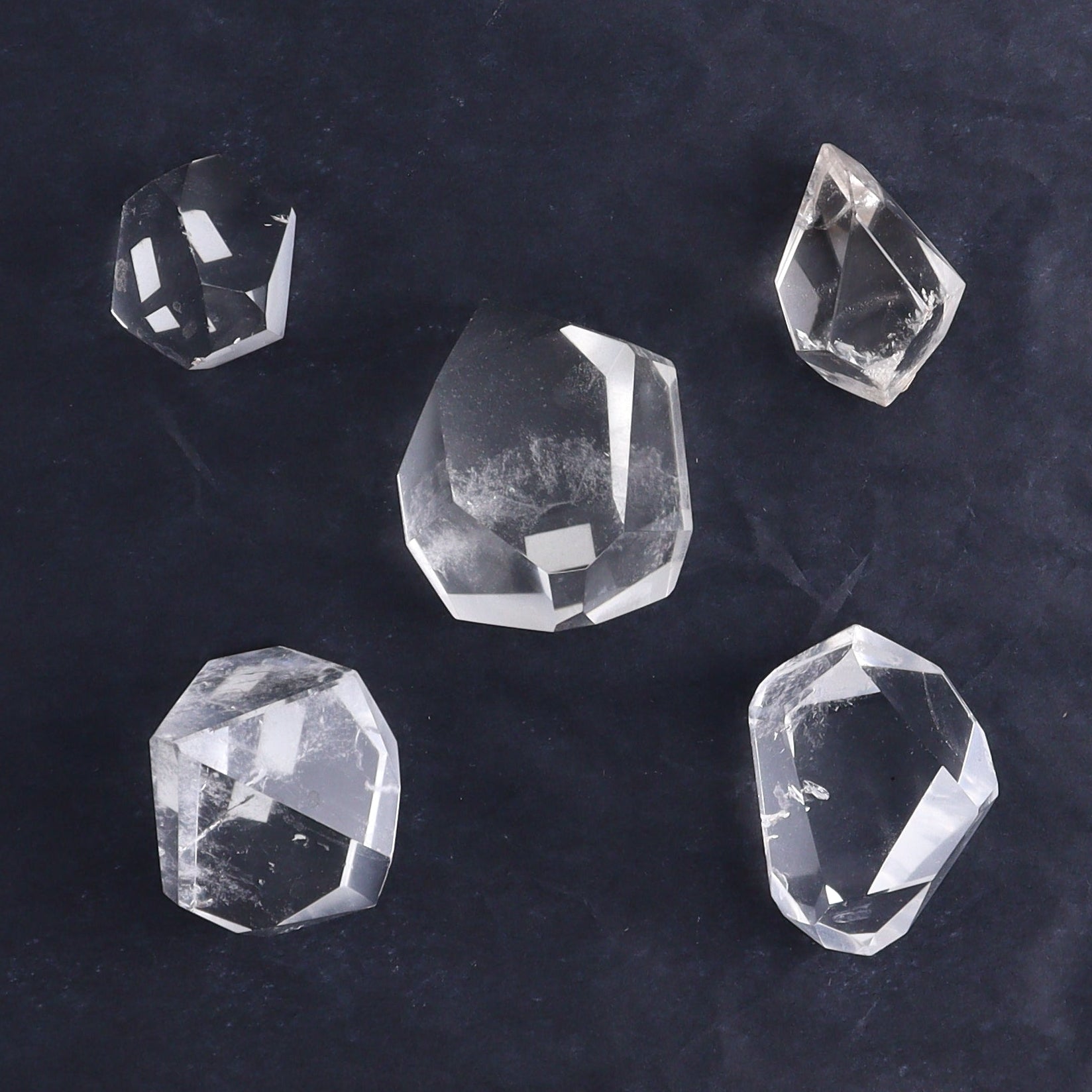 Quartz Freeforms Set of 13 - Expert Wholesale and Supplier of Wholesale Crystals & Bulk Gemstones, ["Brazil","Clear Quartz","Freeform","Freeforms","Points","Quartz"]