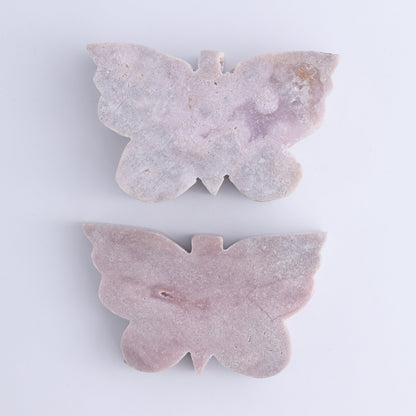 Pink Amethyst Butterflies Set of 4 - Expert Wholesale and Supplier of Wholesale Crystals & Bulk Gemstones, ["Amethyst","Brazil","Butterflies","close_30","Pink Amethyst"]