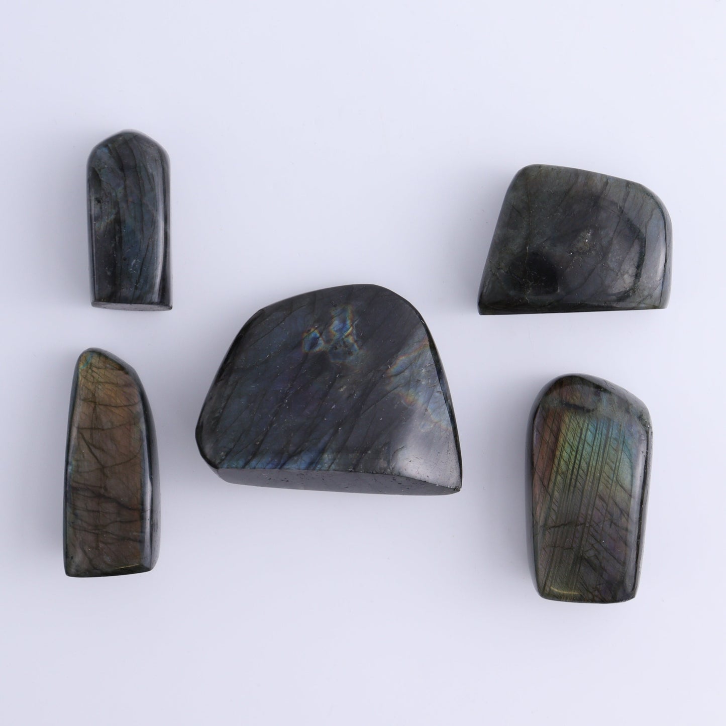 Labradorite Freeform Set of 20 - Expert Wholesale and Supplier of Wholesale Crystals & Bulk Gemstones, ["Freeforms","Labradorite","Madagascar"]