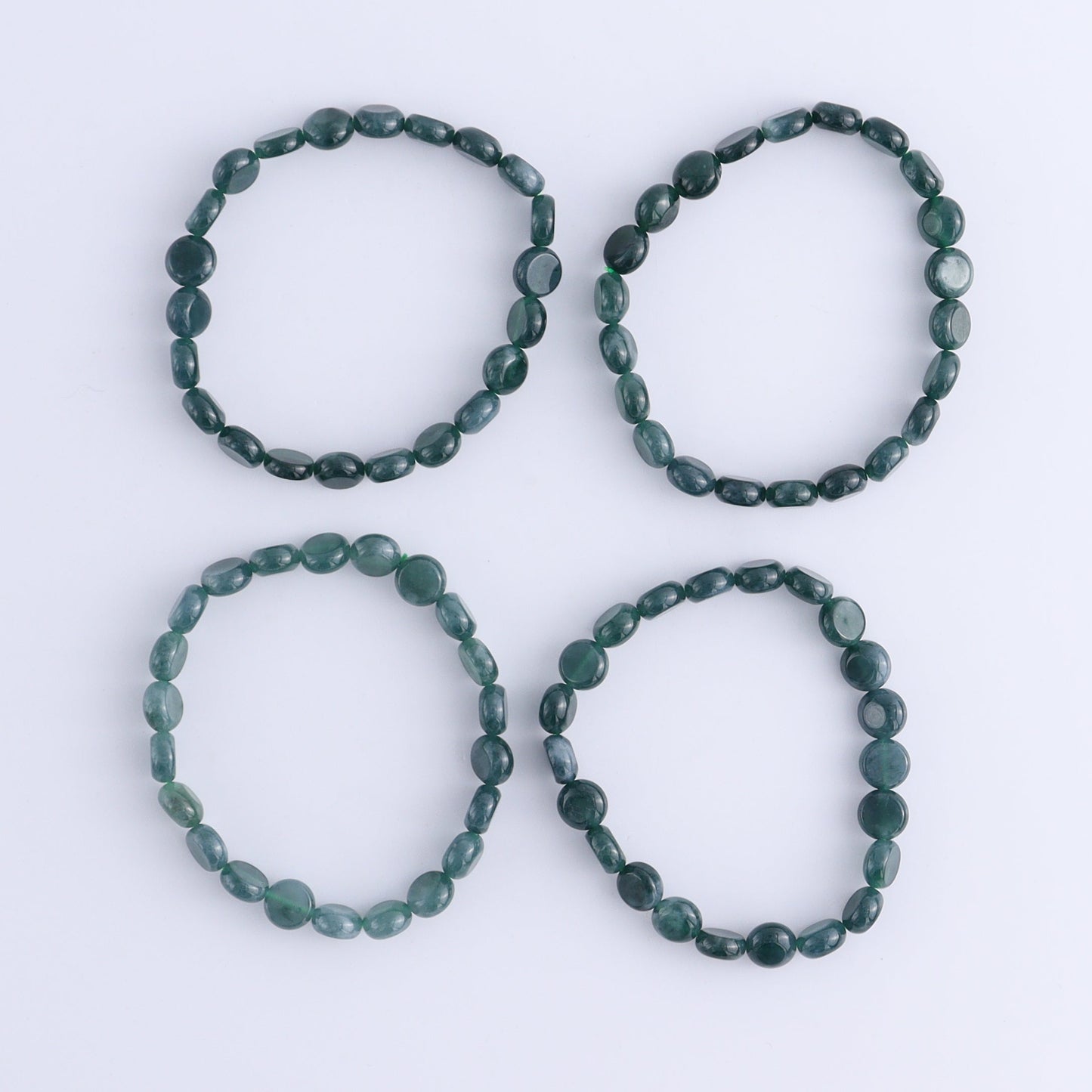 One Jadeite Disk Bracelet