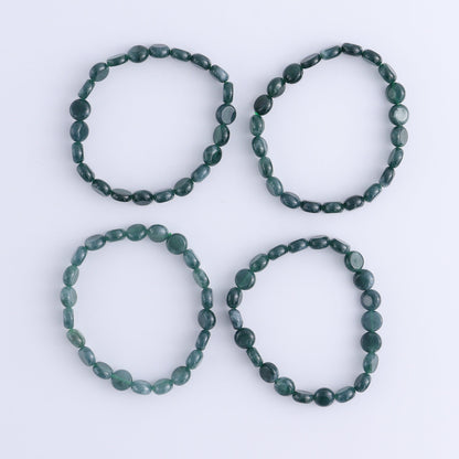 One Jadeite Disk Bracelet