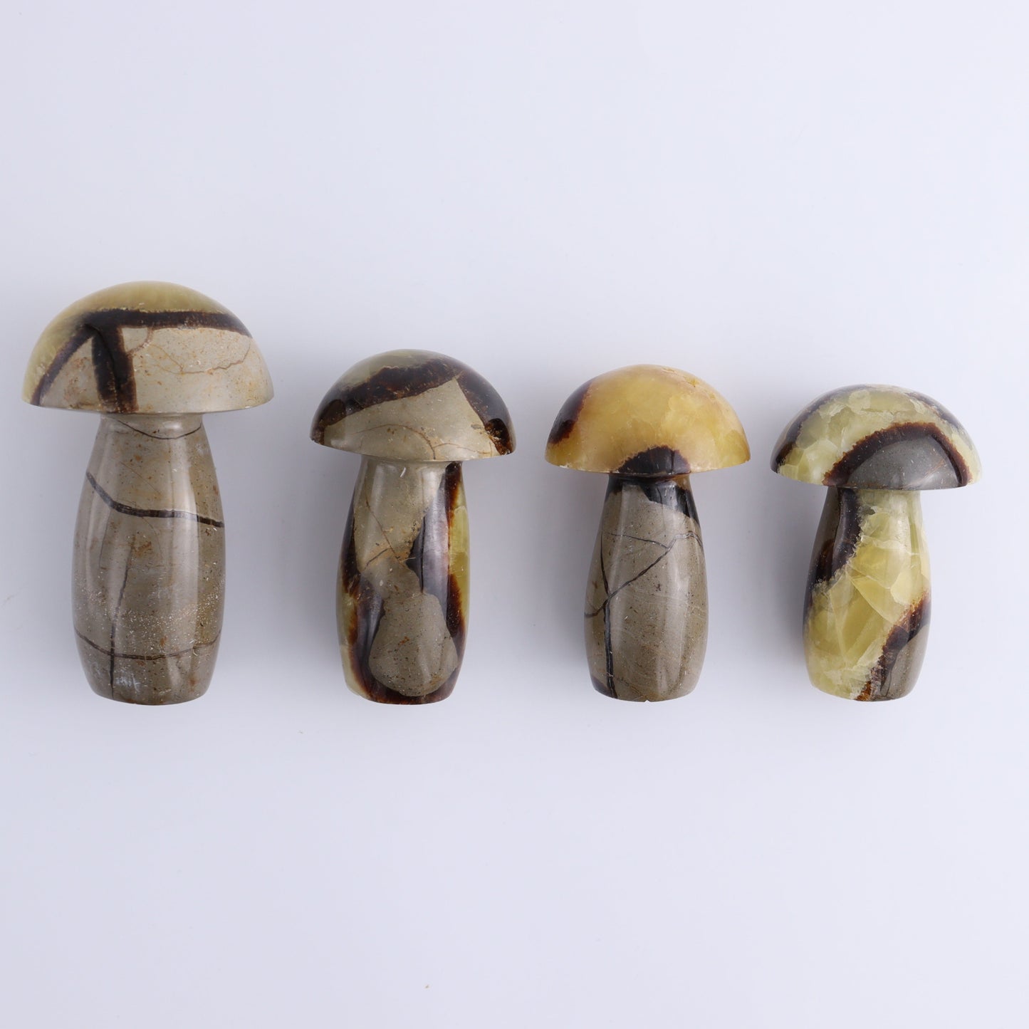 Septarian Mushrooms Set of 13 - Expert Wholesale and Supplier of Wholesale Crystals & Bulk Gemstones, ["Mushrooms","Septarian"]