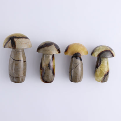 Septarian Mushrooms Set of 13 - Expert Wholesale and Supplier of Wholesale Crystals & Bulk Gemstones, ["Mushrooms","Septarian"]