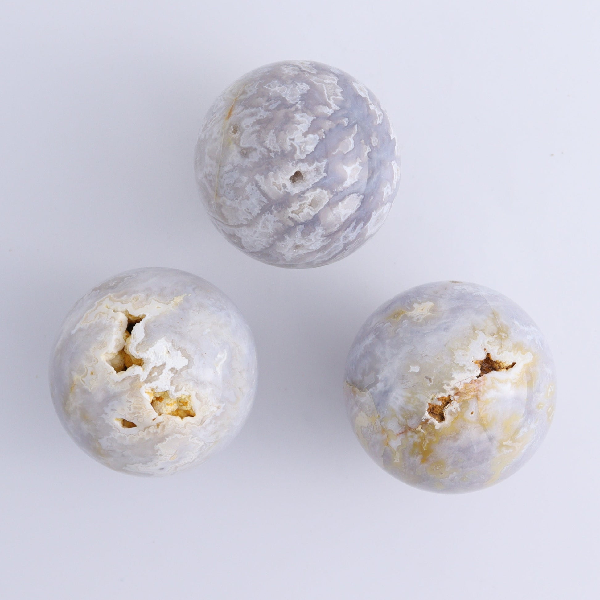 Agate Spheres Set of 6 - Expert Wholesale and Supplier of Wholesale Crystals & Bulk Gemstones, ["Agate","Madagascar","Spheres"]