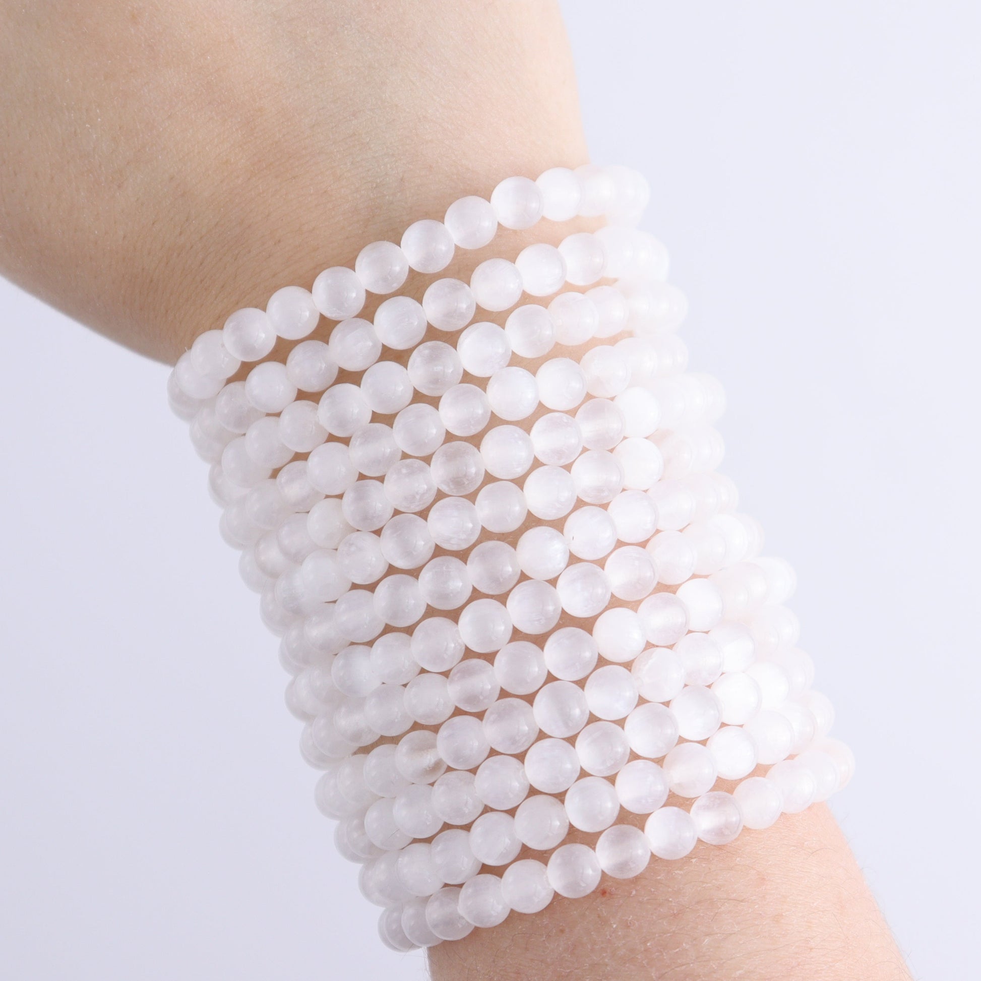 One Selenite Bracelet - Expert Wholesale and Supplier of Wholesale Crystals & Bulk Gemstones, ["Bracelet","bracelets","selenite"]