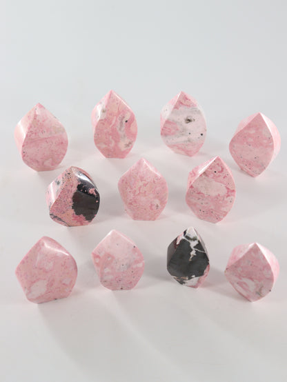 Rhodonite Flames Set of 11 - Expert Wholesale and Supplier of Wholesale Crystals & Bulk Gemstones, []