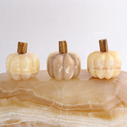 Mixed Onyx Pumpkins Set of 6 - Expert Wholesale and Supplier of Wholesale Crystals & Bulk Gemstones, ["Mexico","onyx","Pumpkin"]