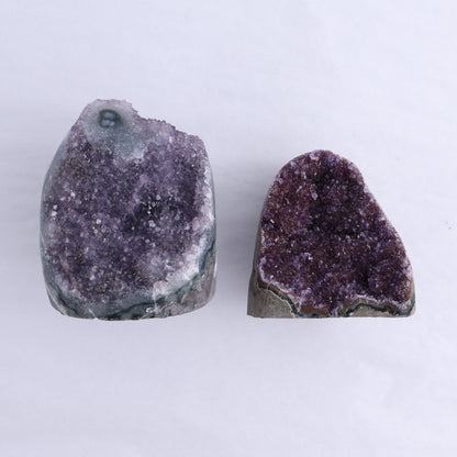 Uruguay Amethyst Cut Base Set of 7 - Expert Wholesale and Supplier of Wholesale Crystals & Bulk Gemstones, ["Amethyst","Cut Base","Uruguay"]
