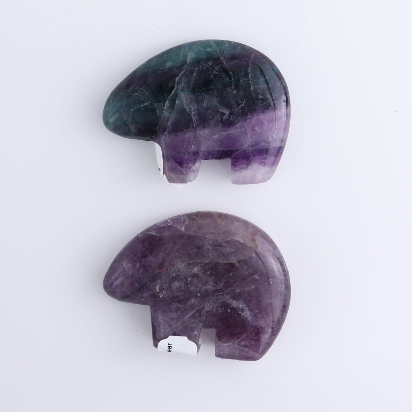 Fluorite Bears set of 6