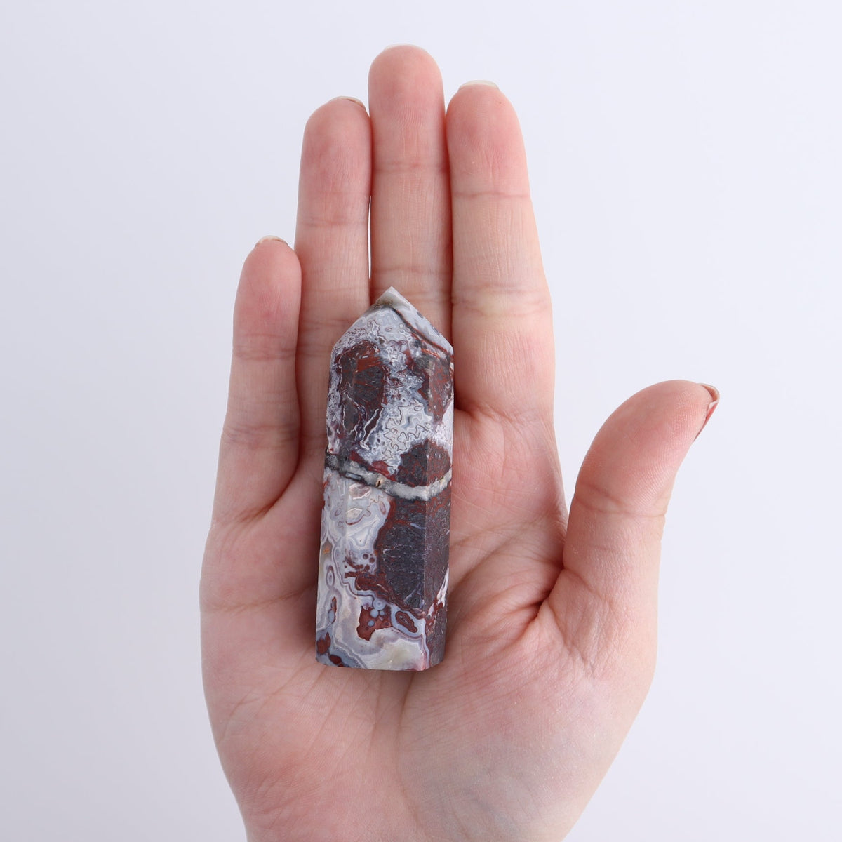 Crazy Lace Agate Towers Set of 8