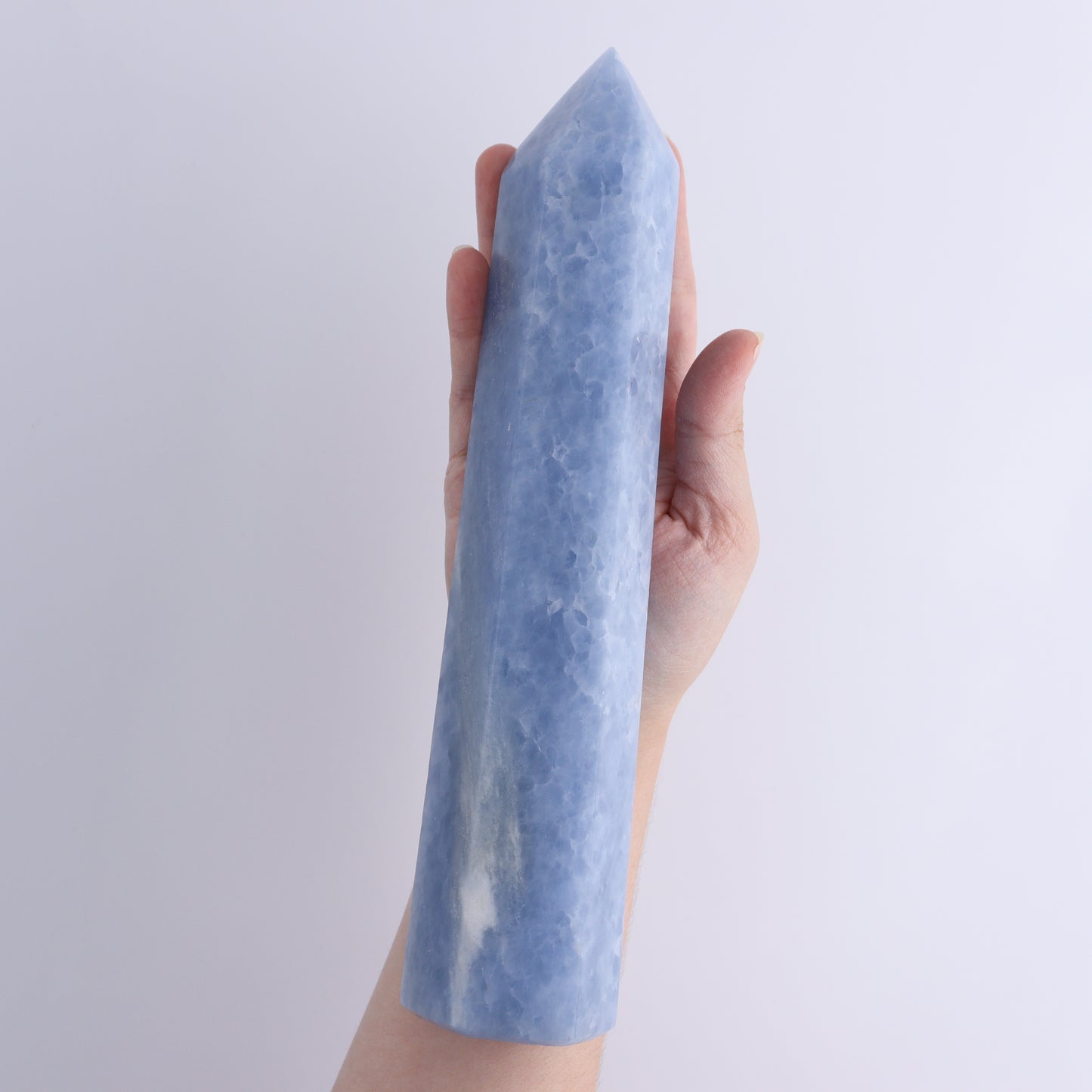 Blue Calcite Towers Set of 3 - Expert Wholesale and Supplier of Wholesale Crystals & Bulk Gemstones, ["Blue Calcite","Calcite","Towers"]