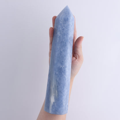 Blue Calcite Towers Set of 3 - Expert Wholesale and Supplier of Wholesale Crystals & Bulk Gemstones, ["Blue Calcite","Calcite","Towers"]