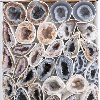 Agate Geodes Flat - Expert Wholesale and Supplier of Wholesale Crystals & Bulk Gemstones, ["Agate","Geodes"]