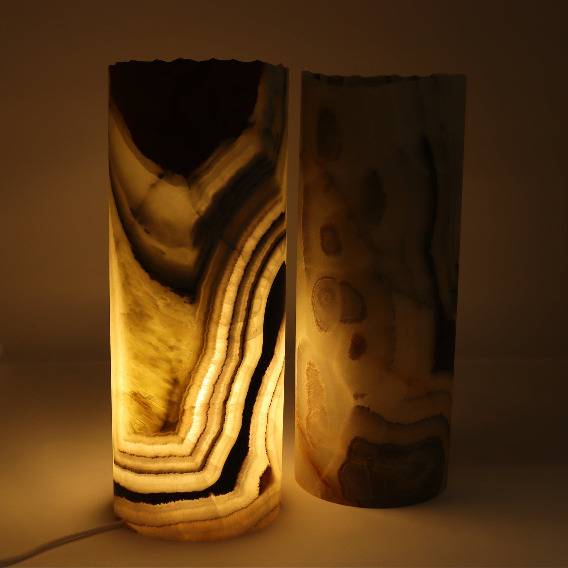 Onyx Lamps Set of 2 - Expert Wholesale and Supplier of Wholesale Crystals & Bulk Gemstones, ["Lamps","Mexico","onyx"]
