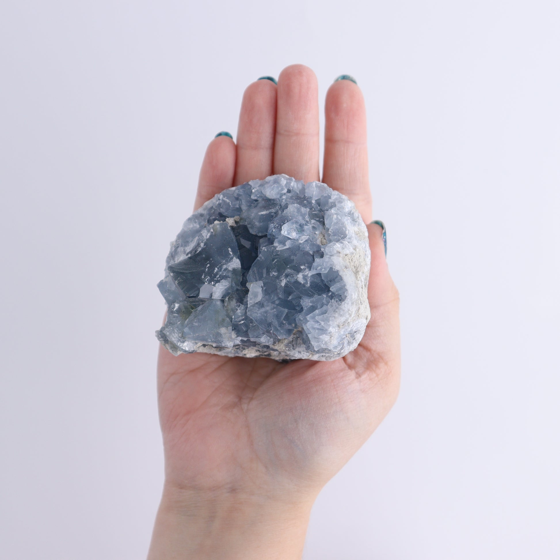 Celestite Clusters Set of 6 - Expert Wholesale and Supplier of Wholesale Crystals & Bulk Gemstones, ["Celestite","Freeform","Madagascar"]