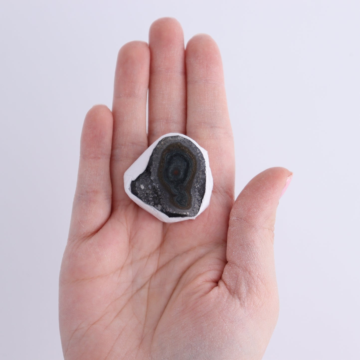 Uruguay Amethyst Clusters with "Eyes" Flat of 10 - Expert Wholesale and Supplier of Wholesale Crystals & Bulk Gemstones, ["Amethyst","Clusters","Eyes Amethyst","Uruguay"]