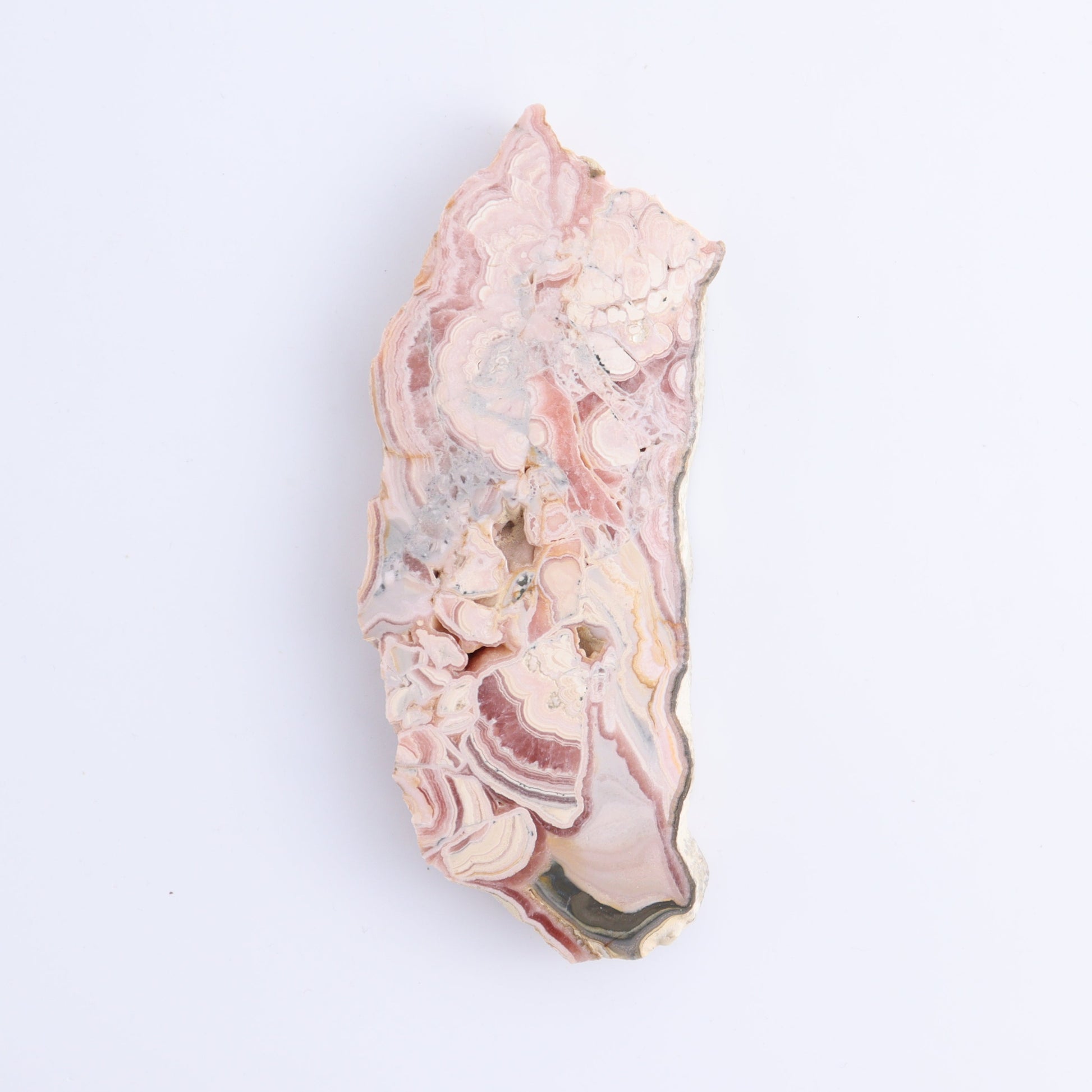 Rhodochrosite Slices Set of 2 - Expert Wholesale and Supplier of Wholesale Crystals & Bulk Gemstones, ["Argentina","Rhodochrosite","Slices and Slabs"]
