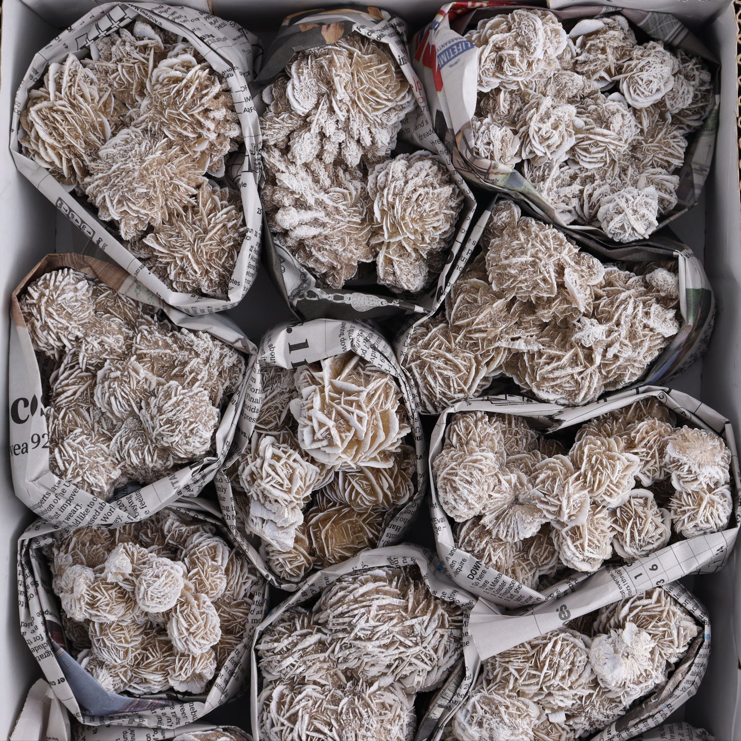 Desert Rose Set of 13 - Expert Wholesale and Supplier of Wholesale Crystals & Bulk Gemstones, ["Desert Rose","Freeforms","Morocco"]