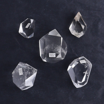 Quartz Freeforms Set of 13 - Expert Wholesale and Supplier of Wholesale Crystals & Bulk Gemstones, ["Brazil","Clear Quartz","Freeform","Freeforms","Points","Quartz"]