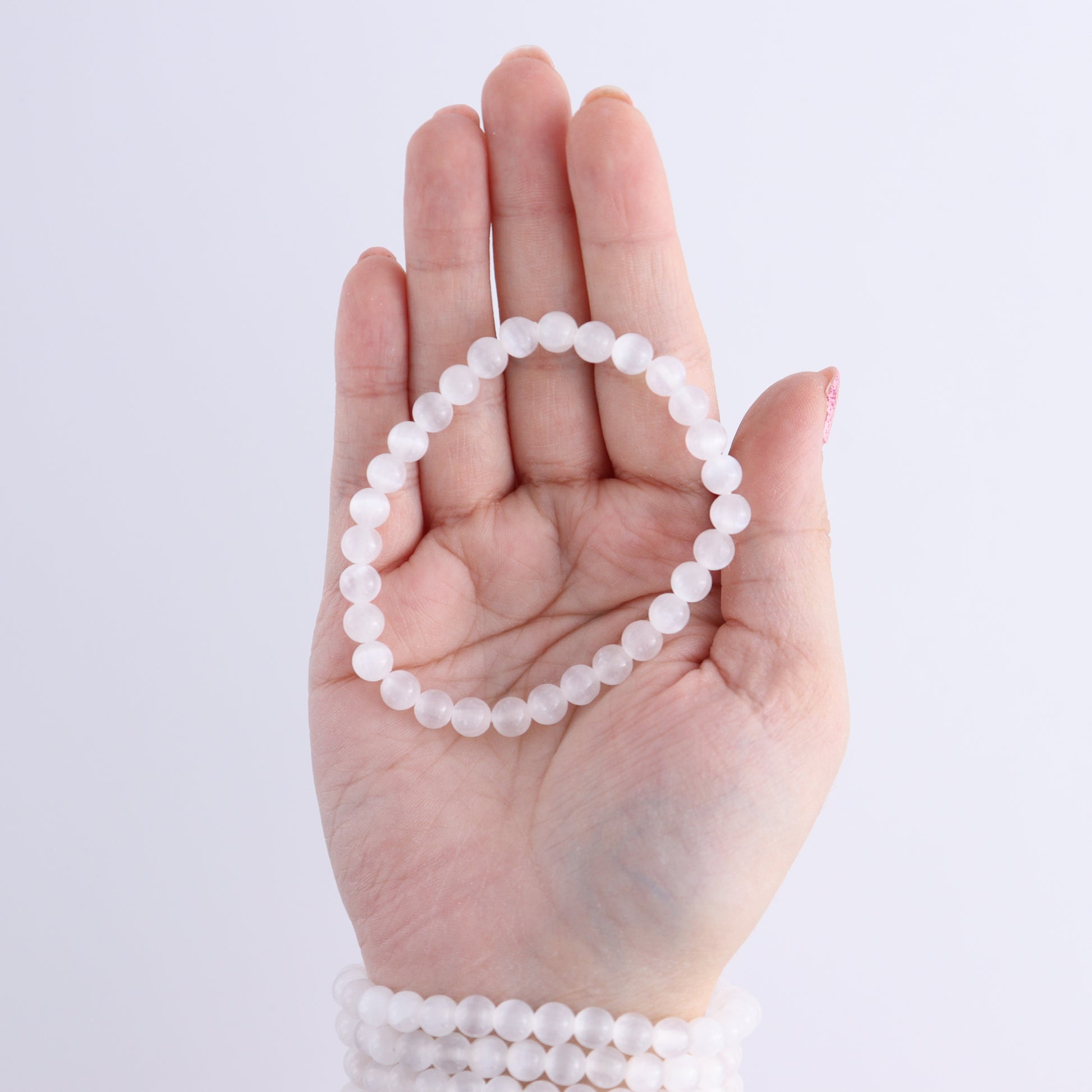One Selenite Bracelet - Expert Wholesale and Supplier of Wholesale Crystals & Bulk Gemstones, ["Bracelet","bracelets","selenite"]