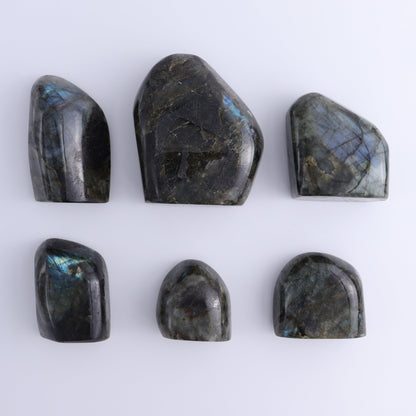 Labradorite Freeform Set of 6 - Expert Wholesale and Supplier of Wholesale Crystals & Bulk Gemstones, ["Freeforms","Labradorite","Madagascar"]