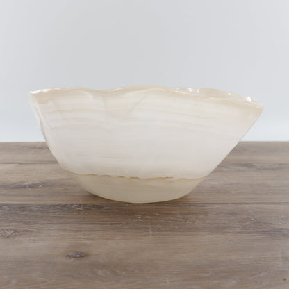 Mexican Onyx/Calcite Bowl 12"